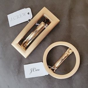 NWT J. Crew Hair Barrettes (Lot of 2)